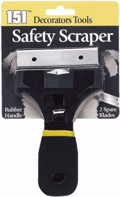 151 Products Multi Safety Scrubber and Scraper in Black and White Plastic