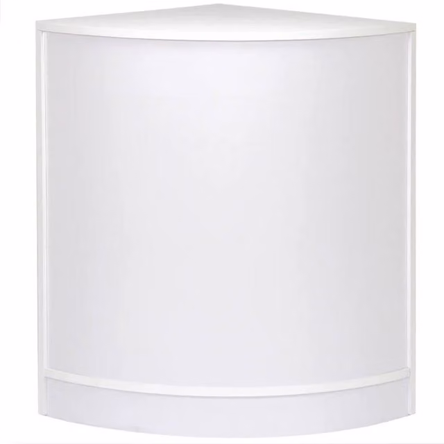 Monstershop Retail Shop Corner Counter CM60 in White