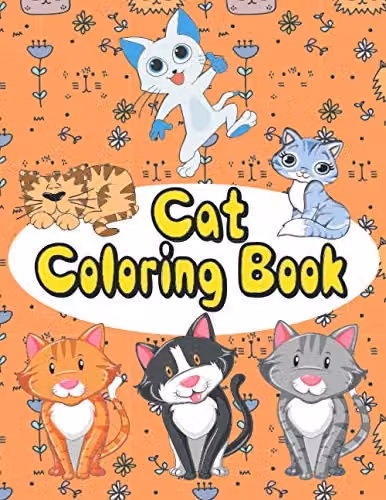 Cat Colouring Book for Kids and Cat Lovers, Multicolour Paper Edition