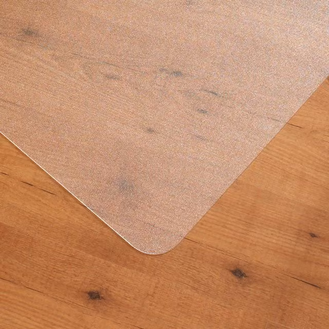 Floortex Transparent Anti-Slip Hard Floor Chair Mat W: 90 cm, D: 90 cm