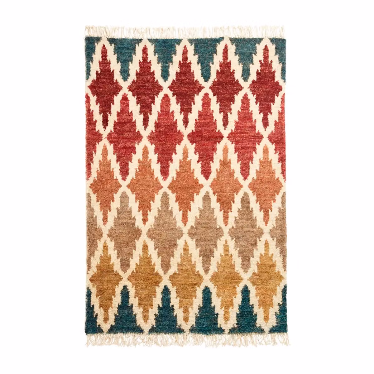 The Rug Shop UK Multicolour Handmade Modern Geometric Hemp Kilim Area Rug W/D: 120 x 170 cm – 4