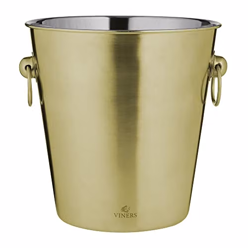Viners 4L Stainless Steel Ice Bucket in Gold Finish