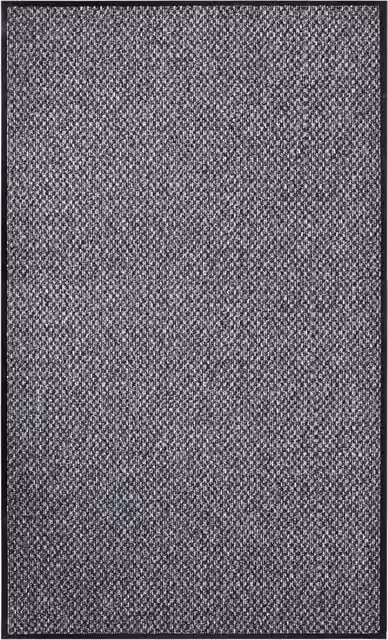 Berkfield Home Grey Non-Slip Rectangular Doormat W: 90 cm, D: 150 cm