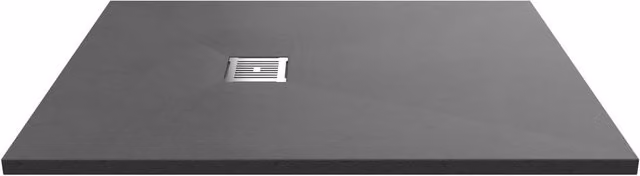 Balterley Slimline Rectangular Mineral Cast Shower Tray, Slate Grey, W: 120 cm, D: 90 cm, H: 3.2 cm