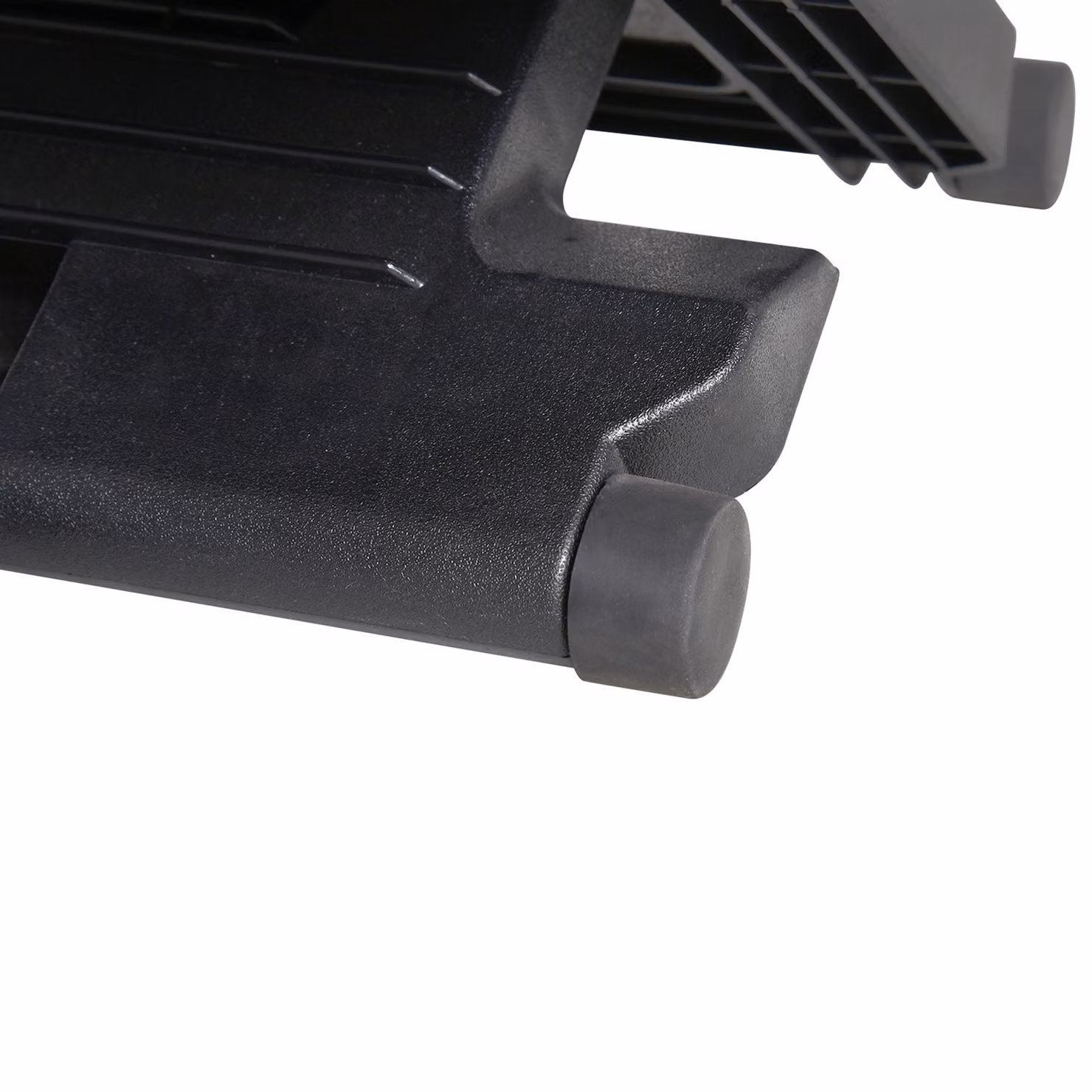 HOMCOM Adjustable Height and Angle Office Footrest in Black – 7