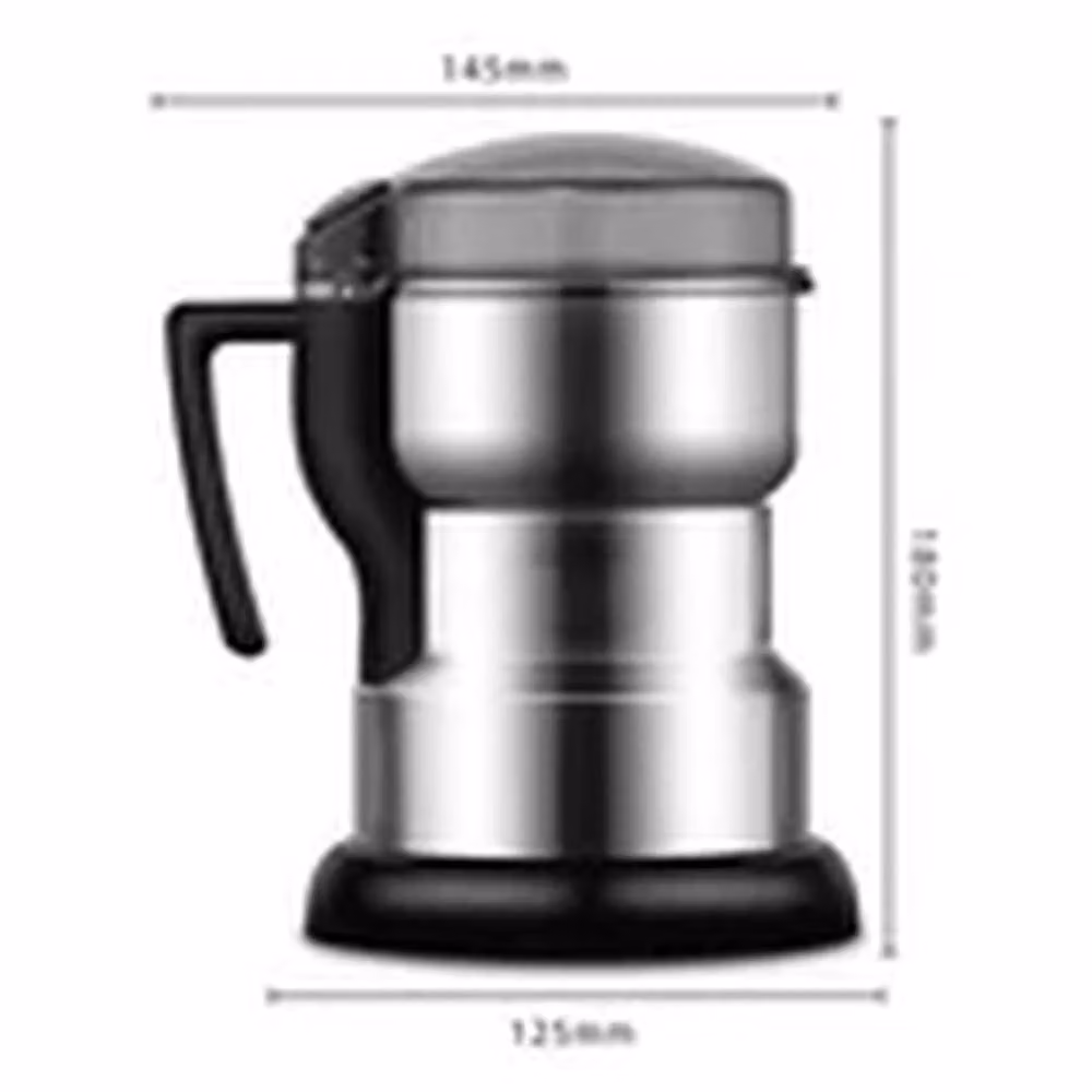 EONLION 400W Electric Coffee Bean, Nut and Spice Grinder in Silver Stainless Steel – 2