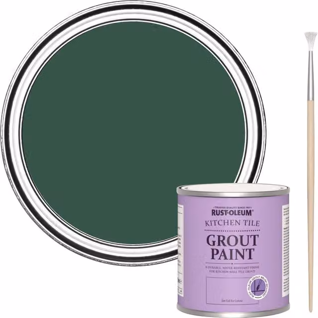 Rust-Oleum Kitchen Grout Paint The Pinewoods Green 250ml