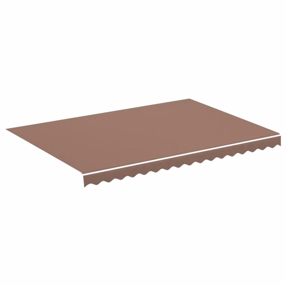 Berkfield Home Replacement Awning Fabric in Brown, Polyester, W: 3.5 m, D: 2.5 m – 2