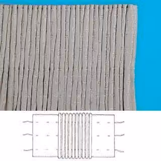 Terrys White Curtain Tape, Width: 15.24 cm
