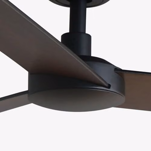FARO Barcelona 3 Blade Ceiling Fan in Black and Brown – 3