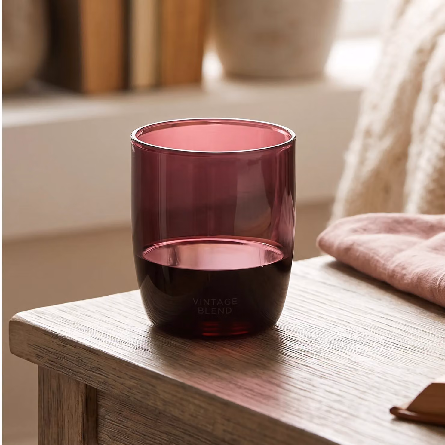 Orsina Set of Four Purple Glass Tumblers – 3