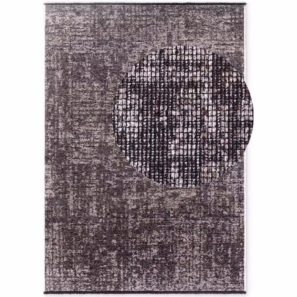 THE RUGS Brilliance Prisma Modern Abstract Short Pile Velour Area Rug in Brown, W: 120 cm, L: 170 cm – 5