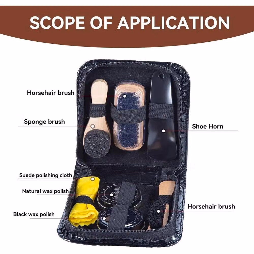 SPETLEK Multicolour Shoe Polish Kit and Cleaning Care Set – 3