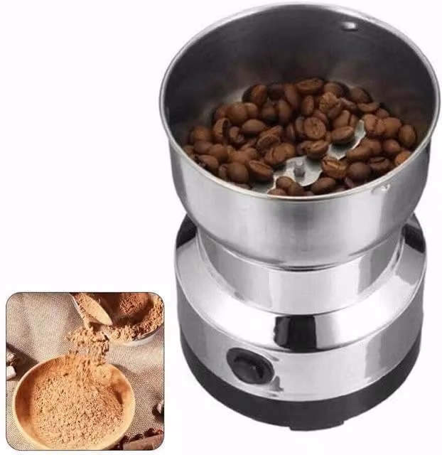 SPETLEK Electric Coffee and Nut Grinder in Silver Stainless Steel – 1