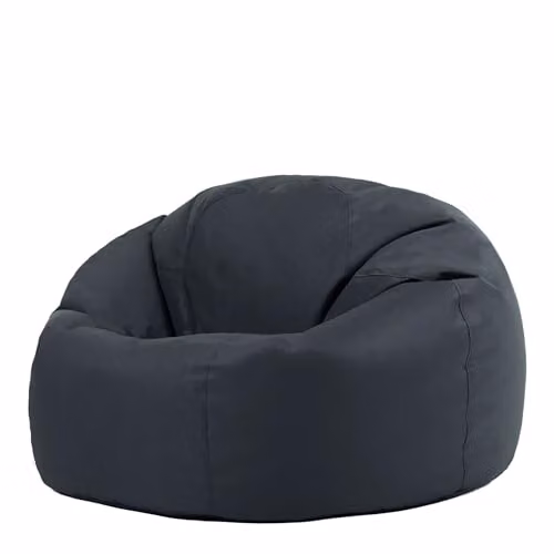 Bean Bag Bazaar Grey Childrens Bean Bag with Removable Cover and Refill Opening – 1