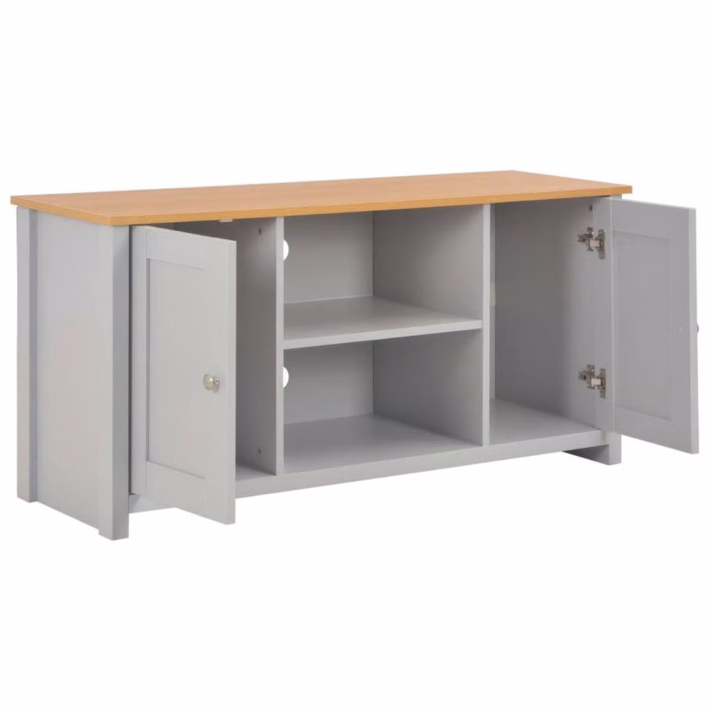 Berkfield Home Modern Grey TV Cabinet W/D/H: 120 x 39 x 58 cm – 2