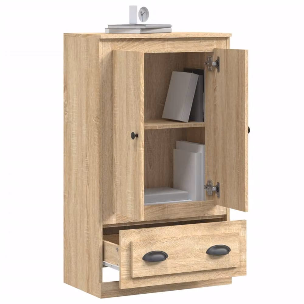 Berkfield Home Sonoma Oak Highboard in Beige, W/D/H: 60 x 35.5 x 103.5 cm – 2