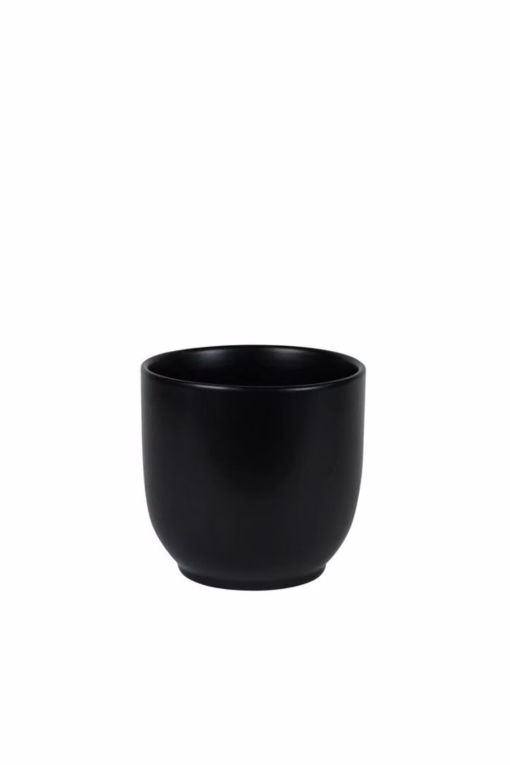 KDMD Matt Black Ceramic Hortus Tabletop Pot, 2 Pack, W/D/H: 15.5 x 15.5 x 15 cm – 2