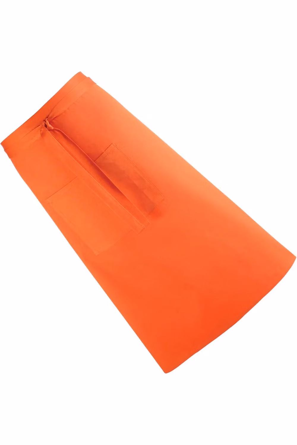 Premier Colours Orange Long Continental Style Bar Apron Workwear Pack of 2 – 2