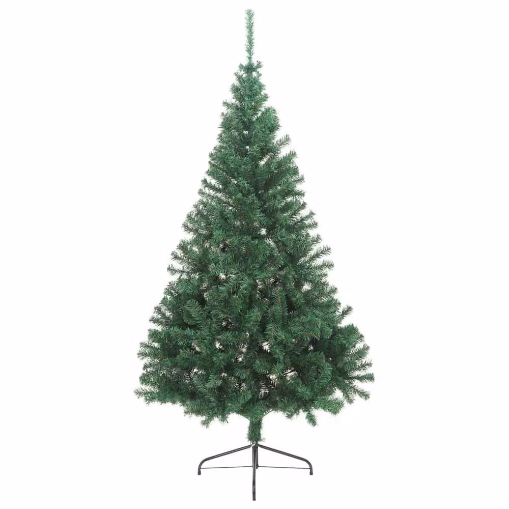 Berkfield Home Beautiful Green Artificial Half Christmas Tree with Stand, Height: 240 cm – 2