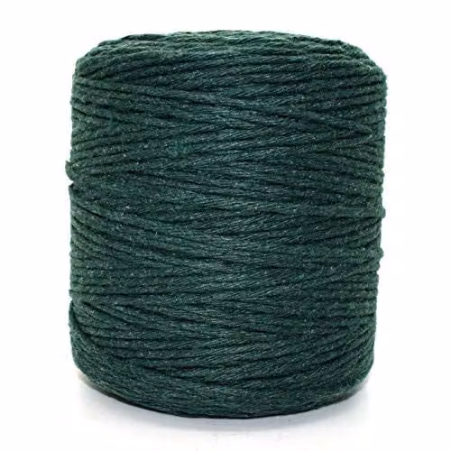 SolaDirect Green Macrame Cotton Cord, 100 m, 5 mm Thick – 1