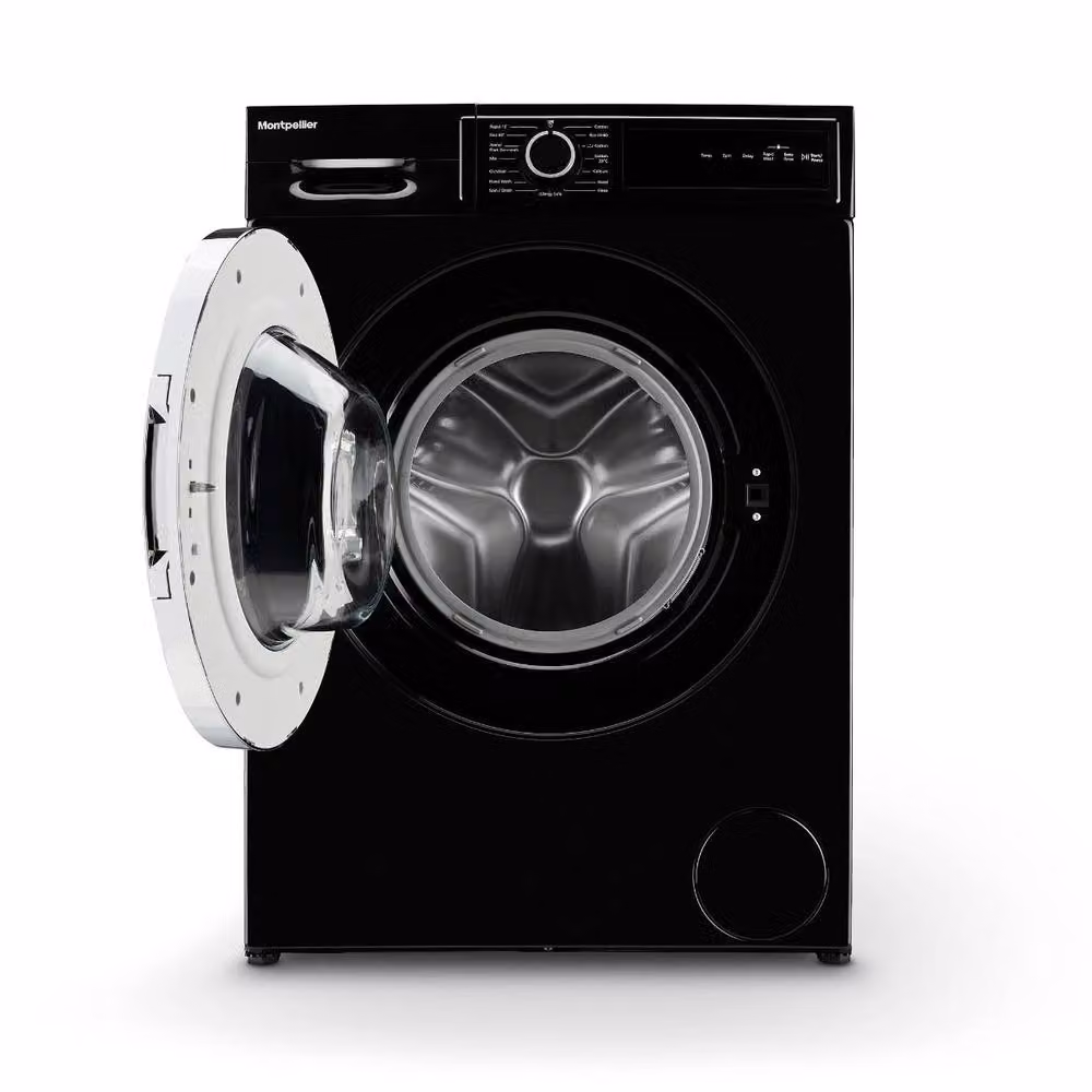 Montpellier Black Freestanding 8kg Front Loader Washing Machine with 1400 RPM and A Energy Rating – 2