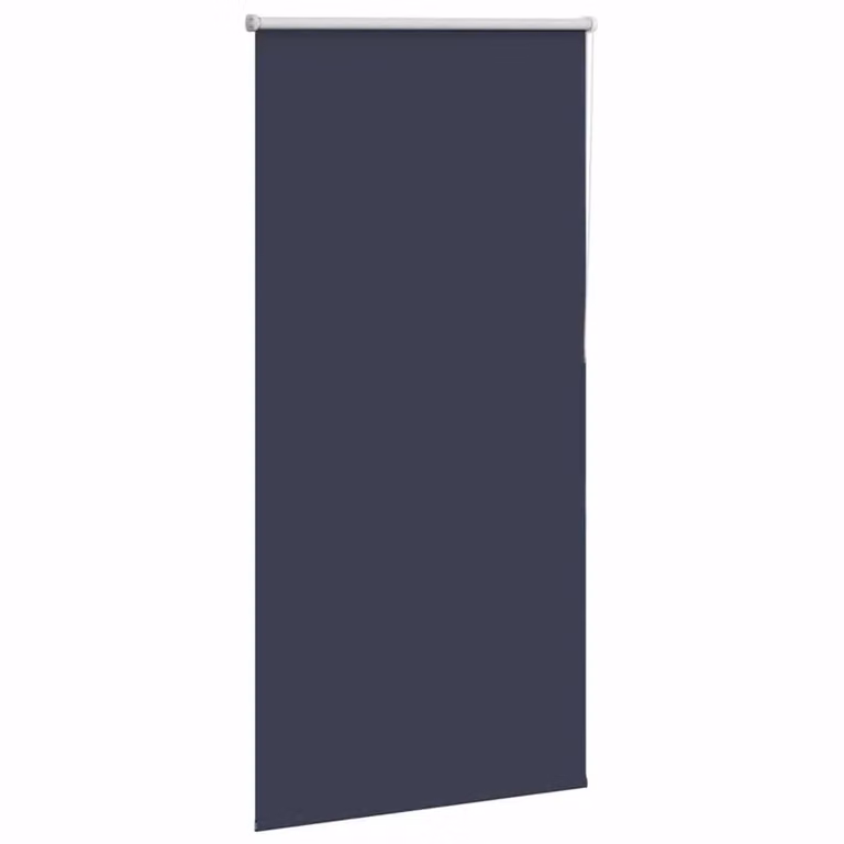 Berkfield Home Blue Marine Blackout Roller Blind, Thermal Insulating Polyester, W: 80 cm, H: 130 cm