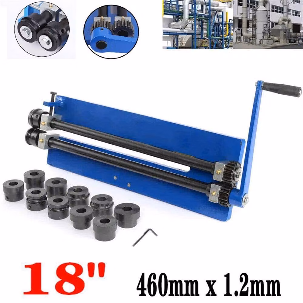 Nordara 18 inch Bead Roller Rotary Swaging Machine with 6 Die Set in Blue – 4