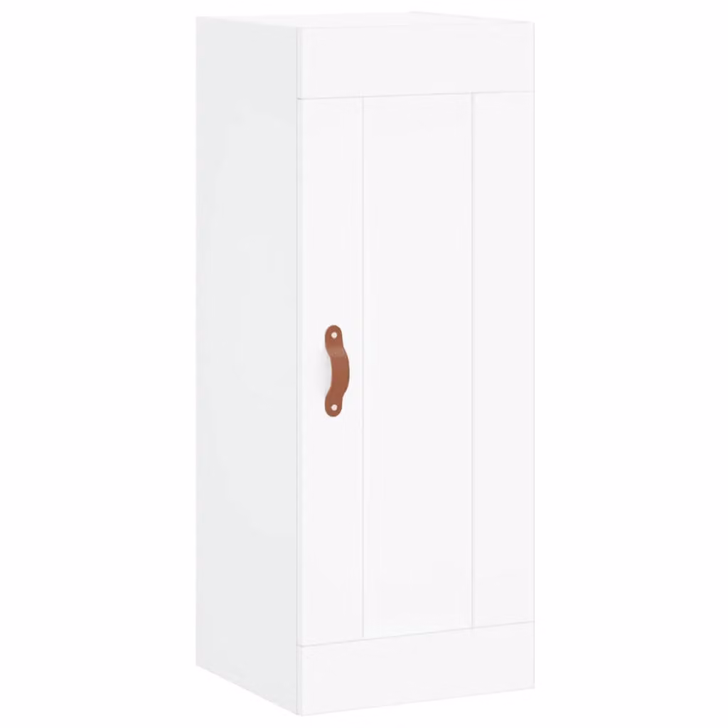Berkfield Home Wall Mounted Cabinet in White, W/D/H: 34.5 x 34 x 90 cm – 2