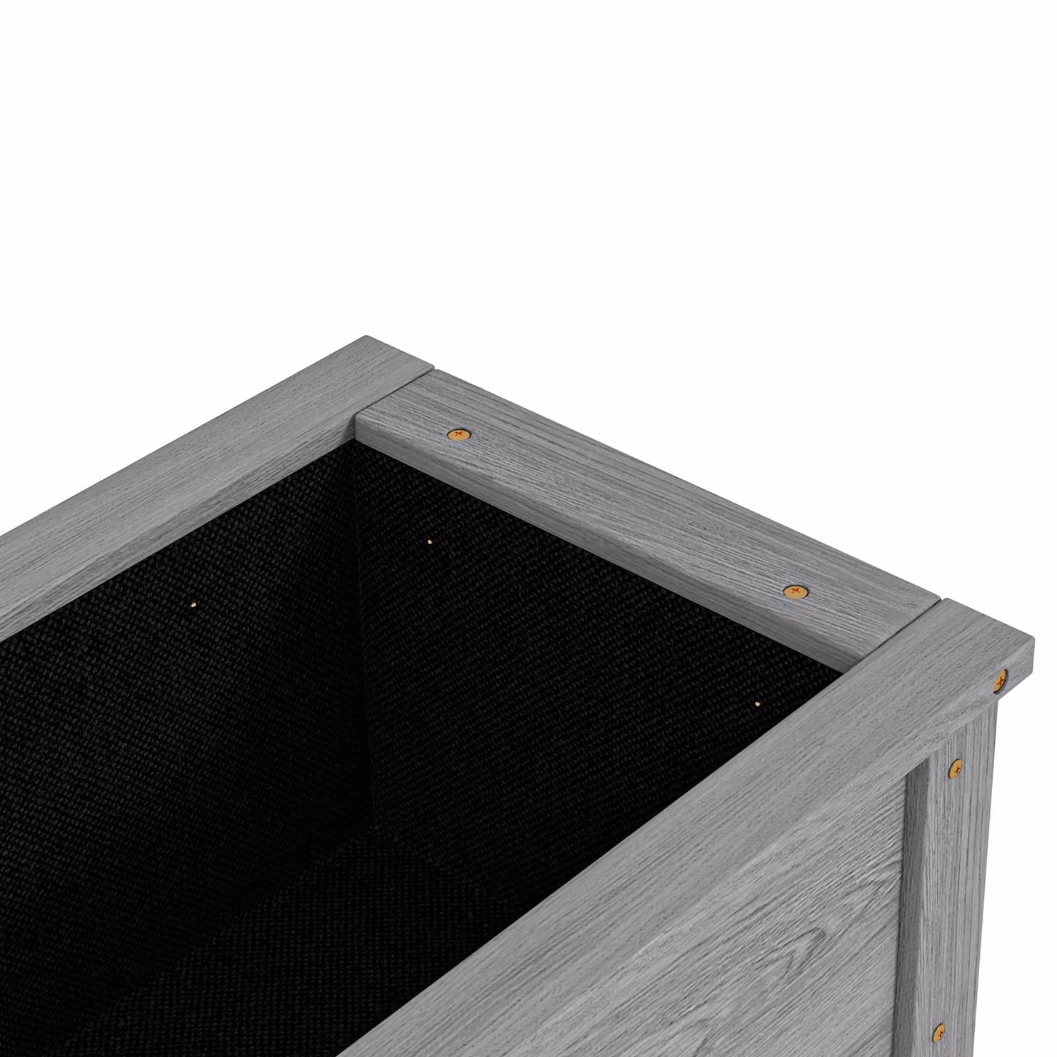 Outsunny Grey Wooden Raised Garden Bed with Storage Shelf and Drainage Holes – 6