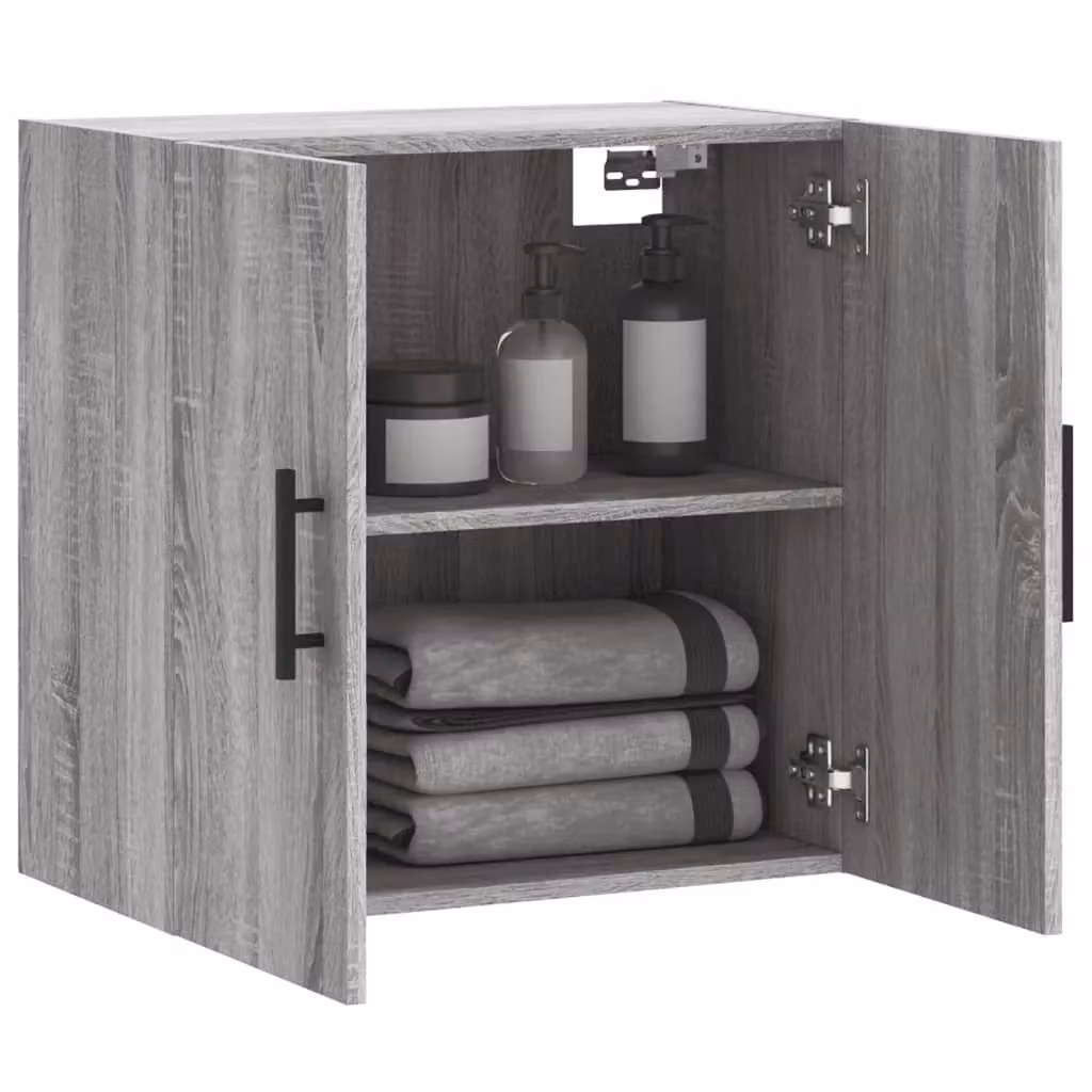 Berkfield Home Grey Sonoma Wall Cabinet W/D/H: 60 x 31 x 60 cm – 3