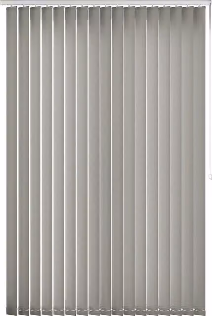 Terrys Kensington Plain Made to Measure Blackout Vertical Blind in Grey