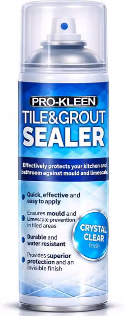 Pro-Kleen Waterproof Tile and Grout Sealer, Transparent, 400 ml