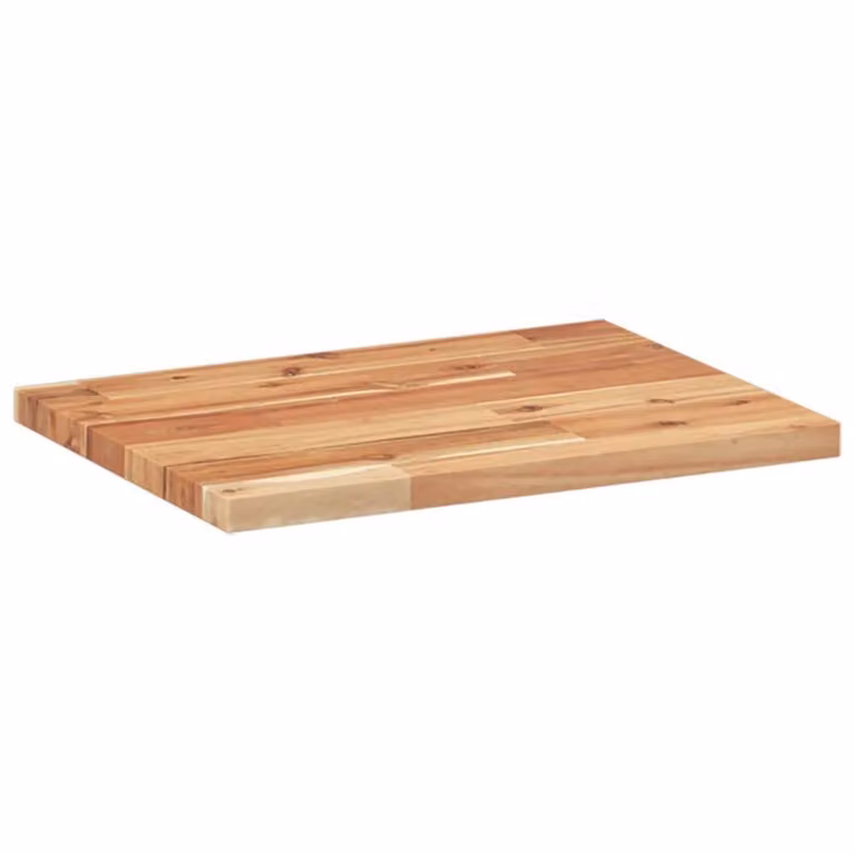 Berkfield Home Oil Finished Solid Wood Acacia Floating Shelf in Brown, W/D/H: 40 x 30 x 2 cm