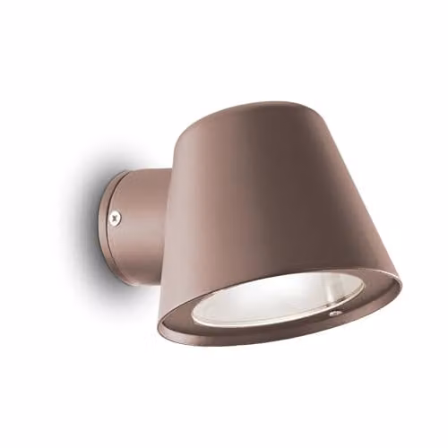 Ideal Lux Netlighting Gas Outdoor Wall Downlight Lamp in Brown, IP43, GU10