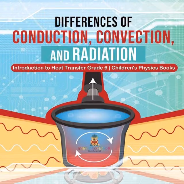 Baby Professor Differences of Conduction, Convection, and Radiation Introduction Multicolour Paper Educational Resource