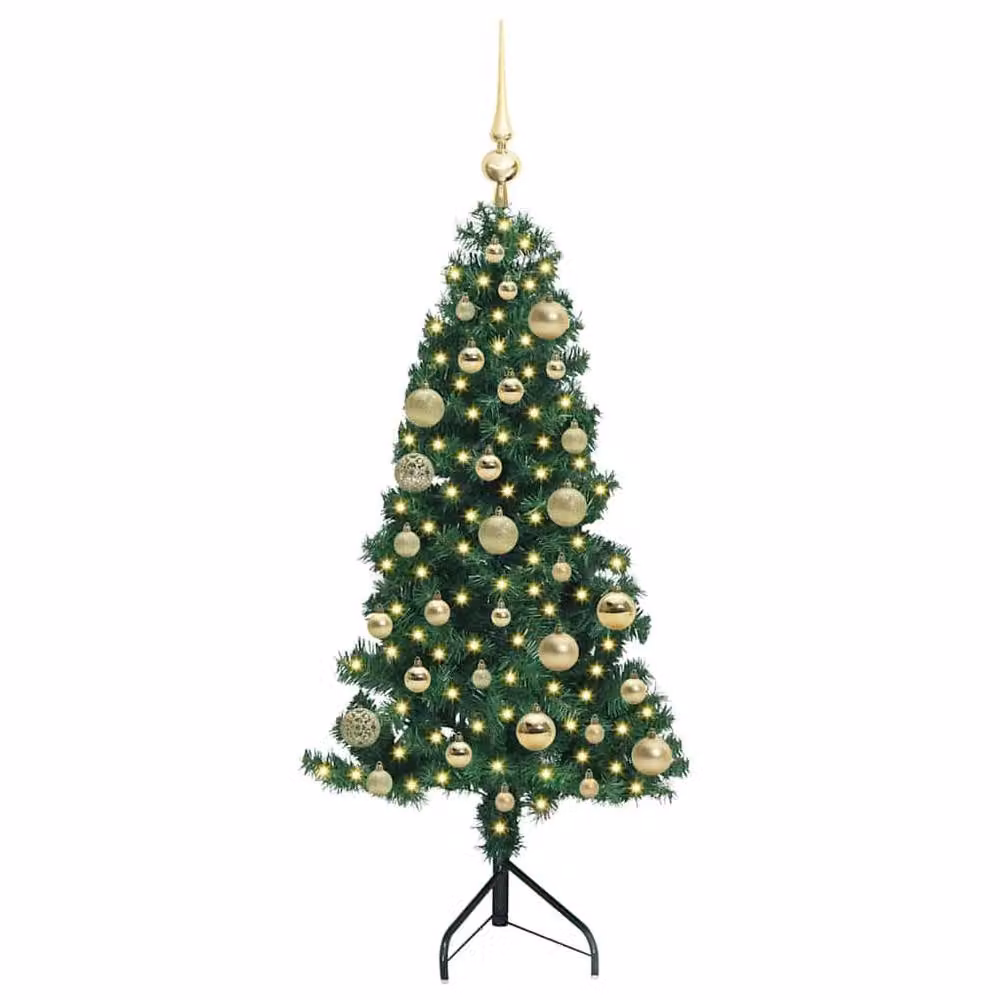 Berkfield Home Green Freestanding Artificial Christmas Tree, Height: 120 cm – 3