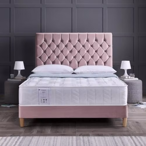 RestRelax Sleep Onyx Reflex Tufted Ortho Mattress, Firm Tension, Black and White, W/D/H: 150 x 200 x 25 cm – 2