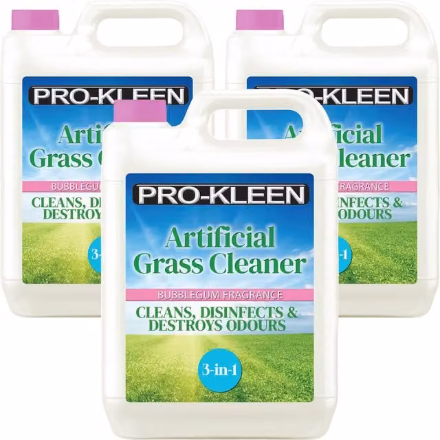 Pro-Kleen Artificial Grass Cleaner Bubblegum, Clear, 15kg