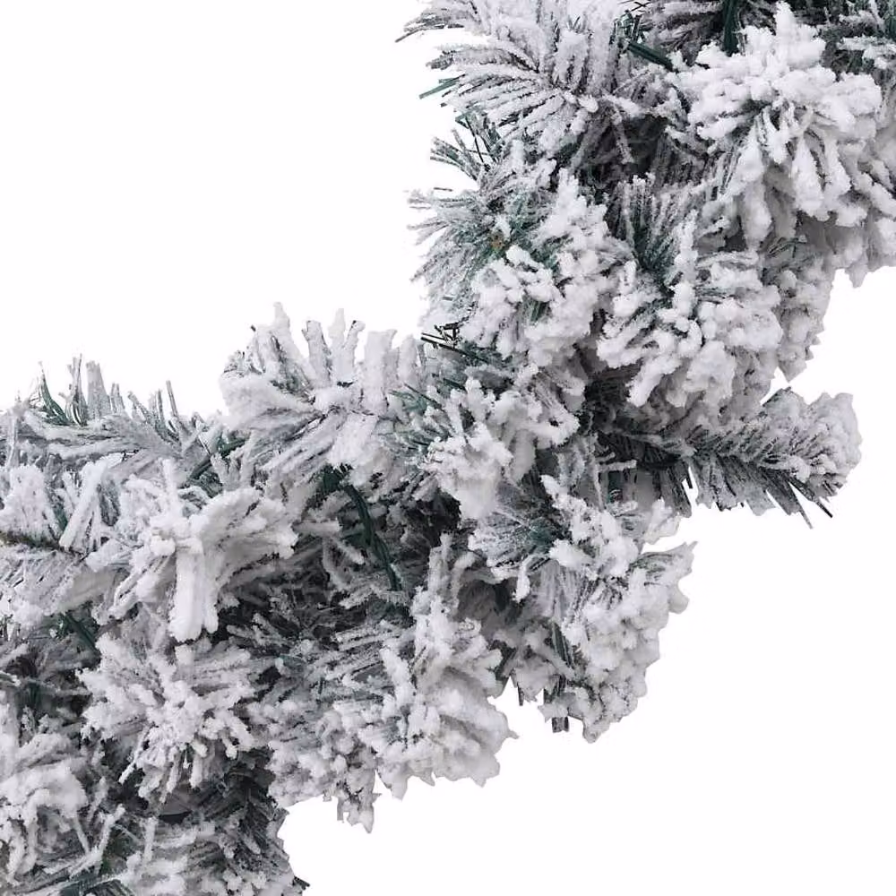 Berkfield Home Christmas Garland with RGB LED Lights, Green PVC, 10 m – 3