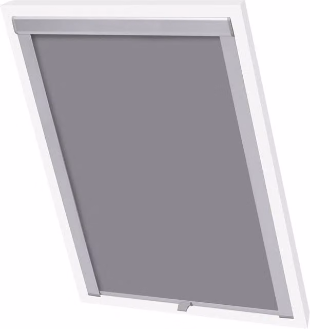 Berkfield Home Grey Blackout Roller Blinds, Thermal Insulating Polyester – 1