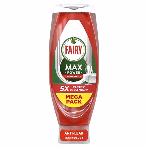 Fairy Max Power Washing Up Liquid Pomegranate 730ml Red – 2