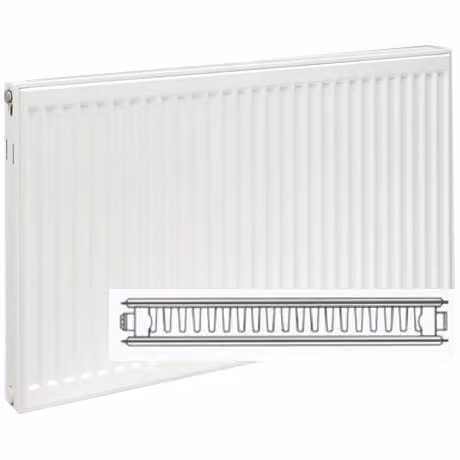Prorad Type 21 Double Panel Single Convector Radiator, White, W/H: 80 x 50 cm