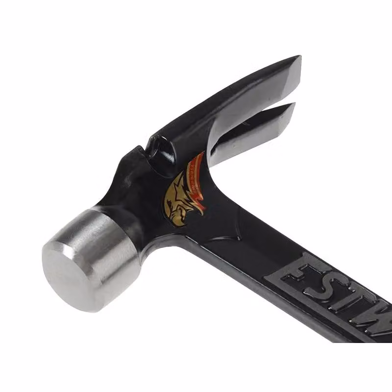 Estwing Ultra Claw Hammer in Steel with Brown and Multicolour Leather Grip, 425g – 3