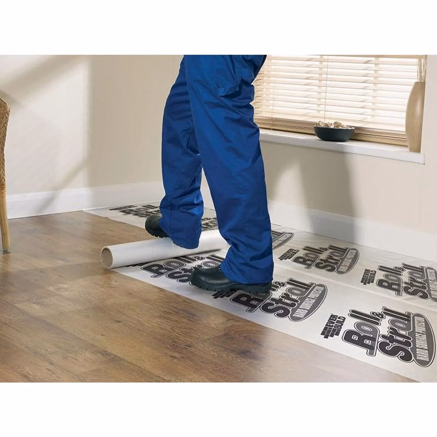 Sika Roll & Stroll Transparent Plastic Hard Surface Protector Film with Tape – 2