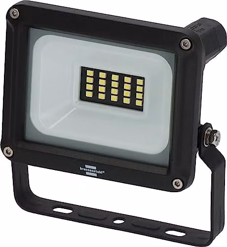 Brennenstuhl Jaro 1060 LED Outdoor Floodlight, 10W, 1150 Lumens, Black – 1