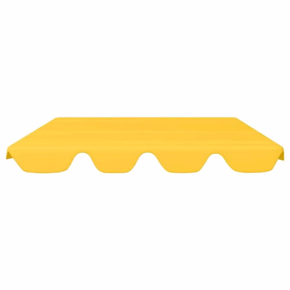 Berkfield Home Replacement PVC-Coated Garden Swing Canopy in Yellow, W/D/H: 188 x 145 x 110 cm