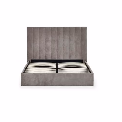 Julian Bowen Eloise Single Upholstered Fabric Bed in Grey – 2