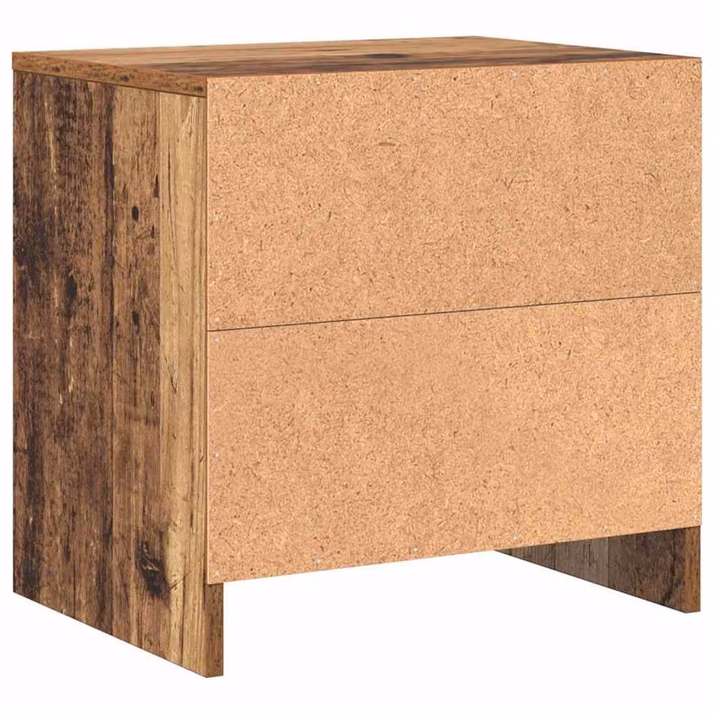 Berkfield Home Traditional Bedside Cabinet in Brown Old Wood – 5