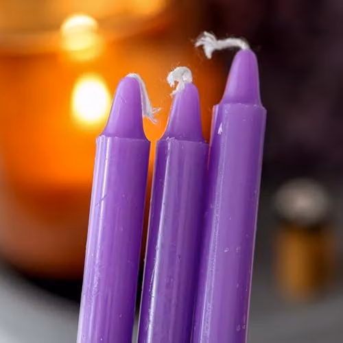 KDMD Manifest Magic Crown Chakra Purple Soy Wax Candles, Pack of 12 – 2